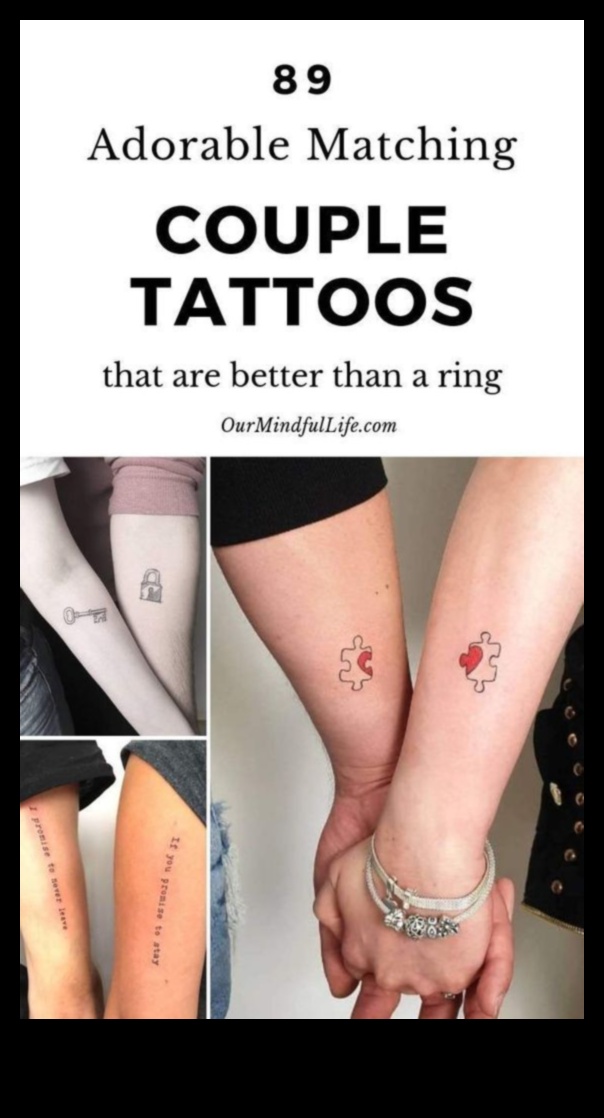 Tatuaje de cuplu un simbol permanent al iubirii tale 4 Together Forever: exprimând dragostea cu tatuaje de cuplu