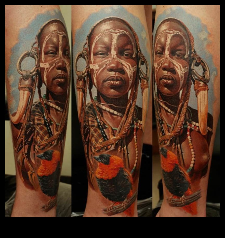 Tatuaje fotorealiste O sărbătoare a detaliilor realiste 4 Precizie fotografică: tatuaje cu realism în detalii vii