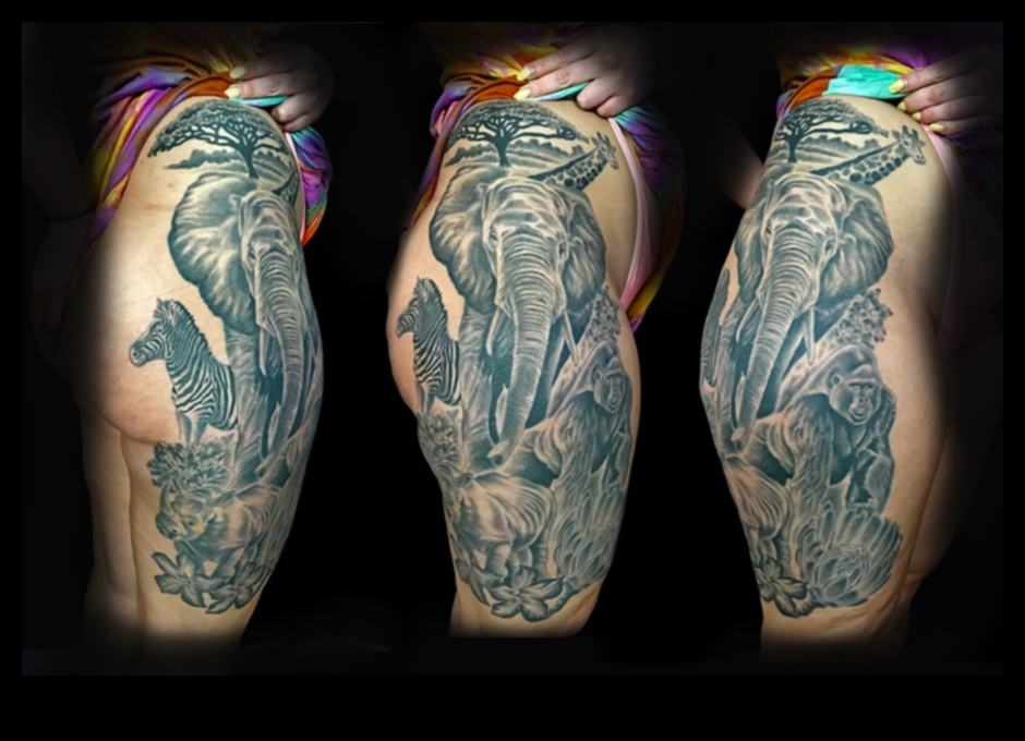 Simfonie vizuală: Realism tatuaje cu detalii fotografice și artă de neegalat